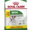 Royal Canin Hondenvoer Mini Adult 8 Kg + 1 Kg