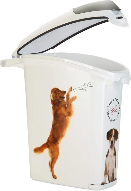 Curver Voerton Hond Wit 23 L / 10 Kg 2 Curver Voerton Hond Wit 23 L / 10 Kg - Afbeelding 2
