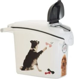 Curver Voerton Hond Wit 15 L / 6 Kg -Beeztees || FLEXI || ROYAL CANIN Winkel 3253923883091 3
