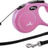 Flexi Hondenriem Rollijn Classic Koord M Roze 5 M