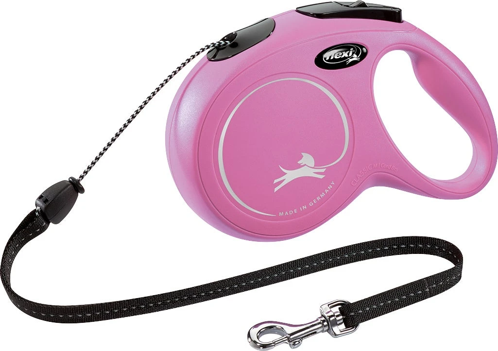 Flexi Hondenriem Rollijn Classic Koord M Roze 8 M 1 Flexi Hondenriem Rollijn Classic Koord M Roze 8 M