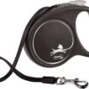 Flexi Hondenriem Rollijn Black Design Tape L Zwart 5 M