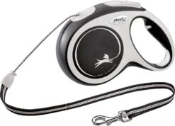 Flexi Rollijn New Comfort Koord M Zwart 8 M