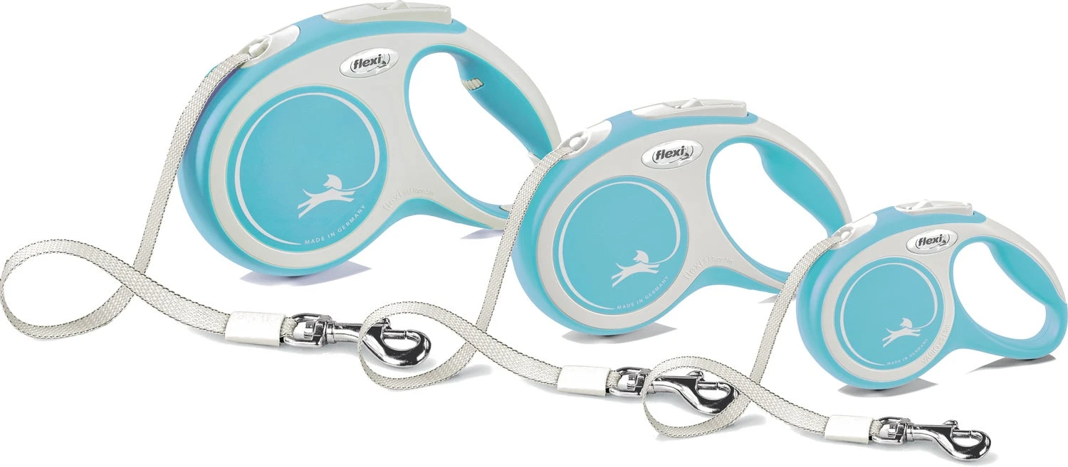 Flexi Hondenriem Rollijn New Comfort Tape M Lichtblauw 5 M 3 Flexi Hondenriem Rollijn New Comfort Tape M Lichtblauw 5 M - Afbeelding 3