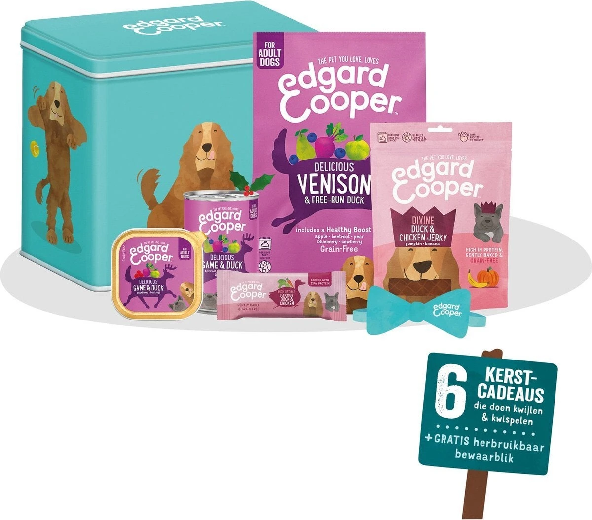 Edgard & Cooper Hondenvoer Kerstblik Adult 1425 G 2 Edgard & Cooper Hondenvoer Kerstblik Adult 1425 G - Afbeelding 2