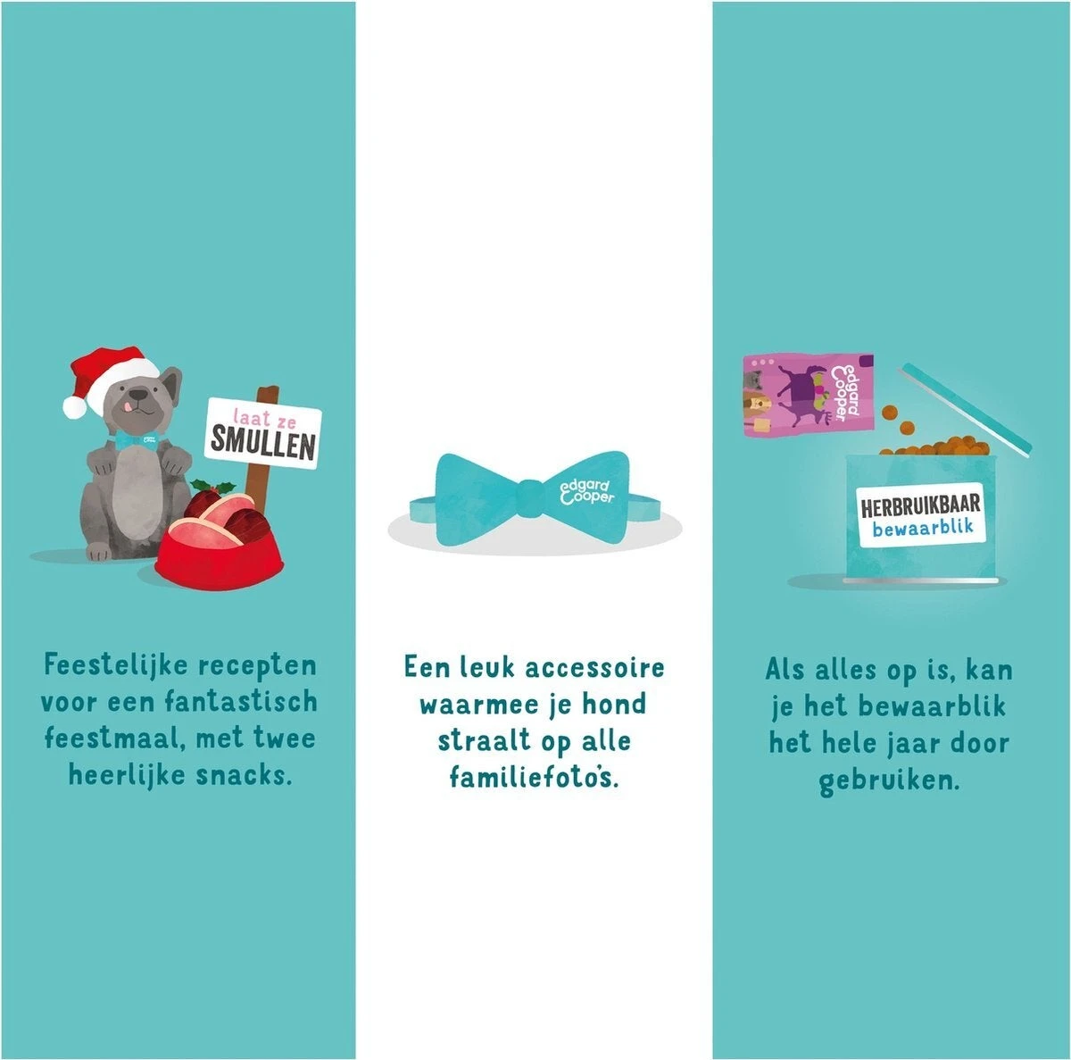 Edgard & Cooper Hondenvoer Kerstblik Adult 1425 G 4 Edgard & Cooper Hondenvoer Kerstblik Adult 1425 G - Afbeelding 4