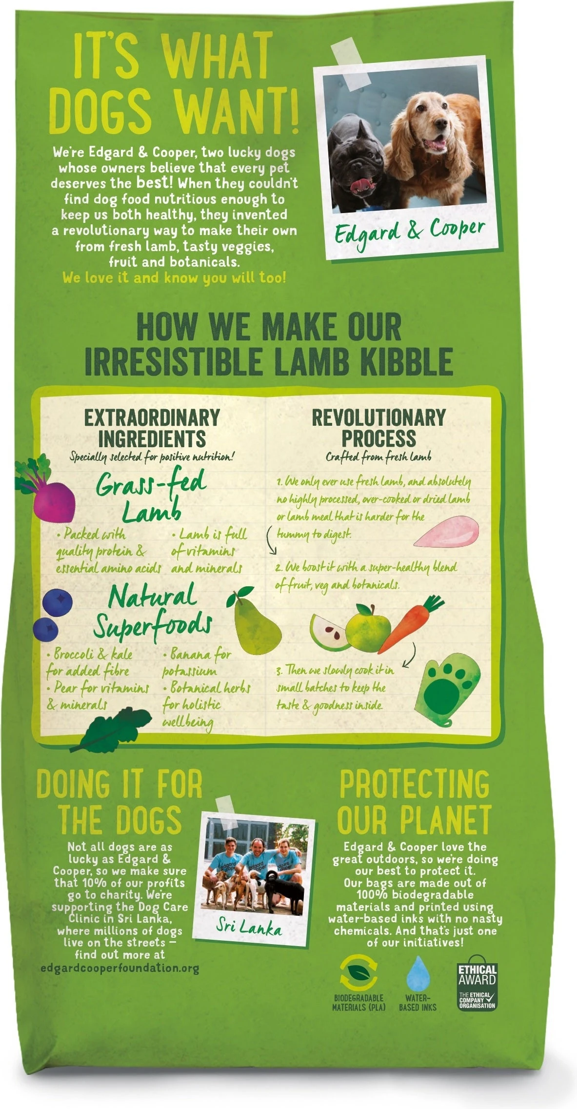 Edgard & Cooper Hondenvoer Verse Graslam Adult 12 Kg 2 Edgard & Cooper Hondenvoer Verse Graslam Adult 12 Kg - Afbeelding 2