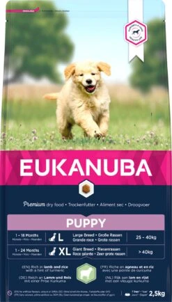 Eukanuba Hondenvoer Puppy (extra) Groot Lam En Rijst 2,5 Kg