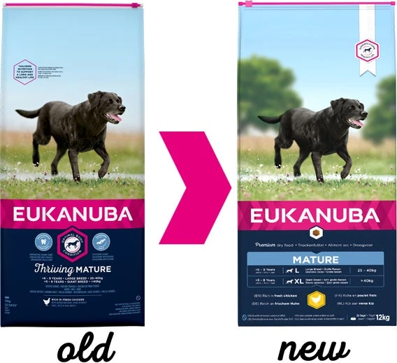 Eukanuba Hondenvoer Mature Senior (extra) Groot Kip 12 Kg 2 Eukanuba Hondenvoer Mature Senior (extra) Groot Kip 12 Kg - Afbeelding 2