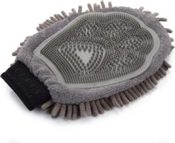 Dog Gone Smart Dirty Dog Grooming Handschoen Grijs