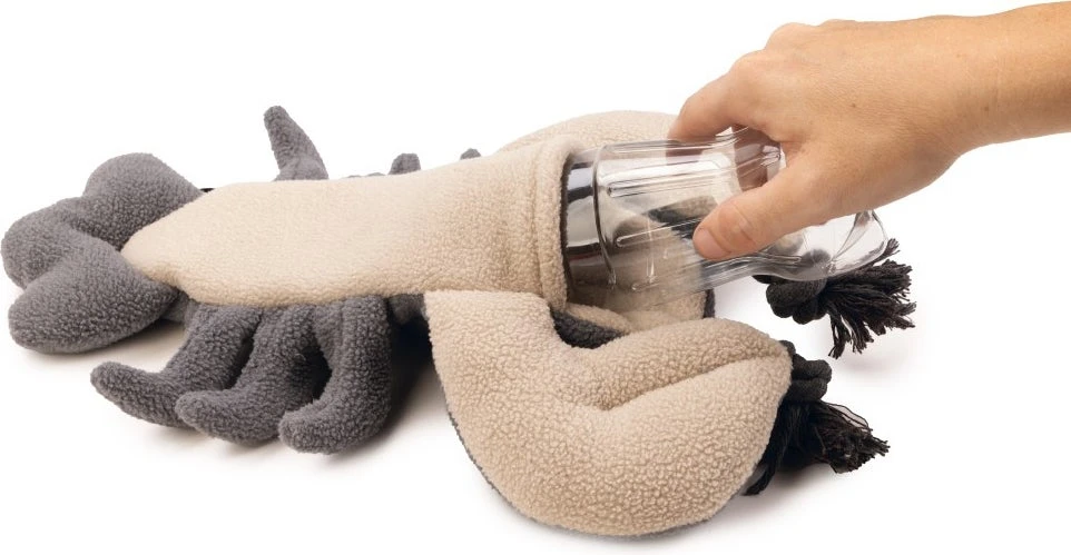 Beeztees Hondenspeelgoed Minus One Kreeft Grijs/beige 41 X 25 X 17 Cm 2 Beeztees Hondenspeelgoed Minus One Kreeft Grijs/beige 41 X 25 X 17 Cm - Afbeelding 2