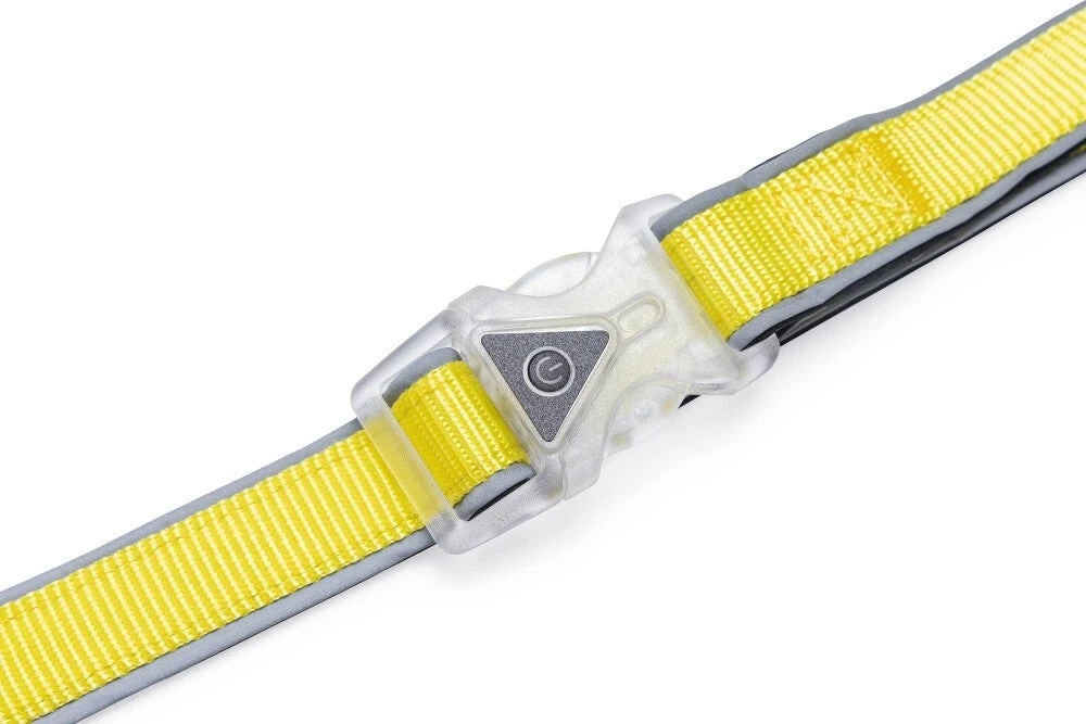 Beeztees Hondenriem Parinca Premium Geel 150 X 2,5 Cm 4 Beeztees Hondenriem Parinca Premium Geel 150 X 2,5 Cm - Afbeelding 4