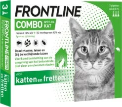 Frontline Combo Spot-on Katten En Fretten 3 Stuks