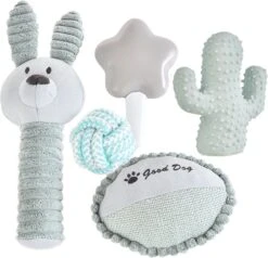 Intratuin Puppy Speelgoedpakket 5 Stuks Blauw