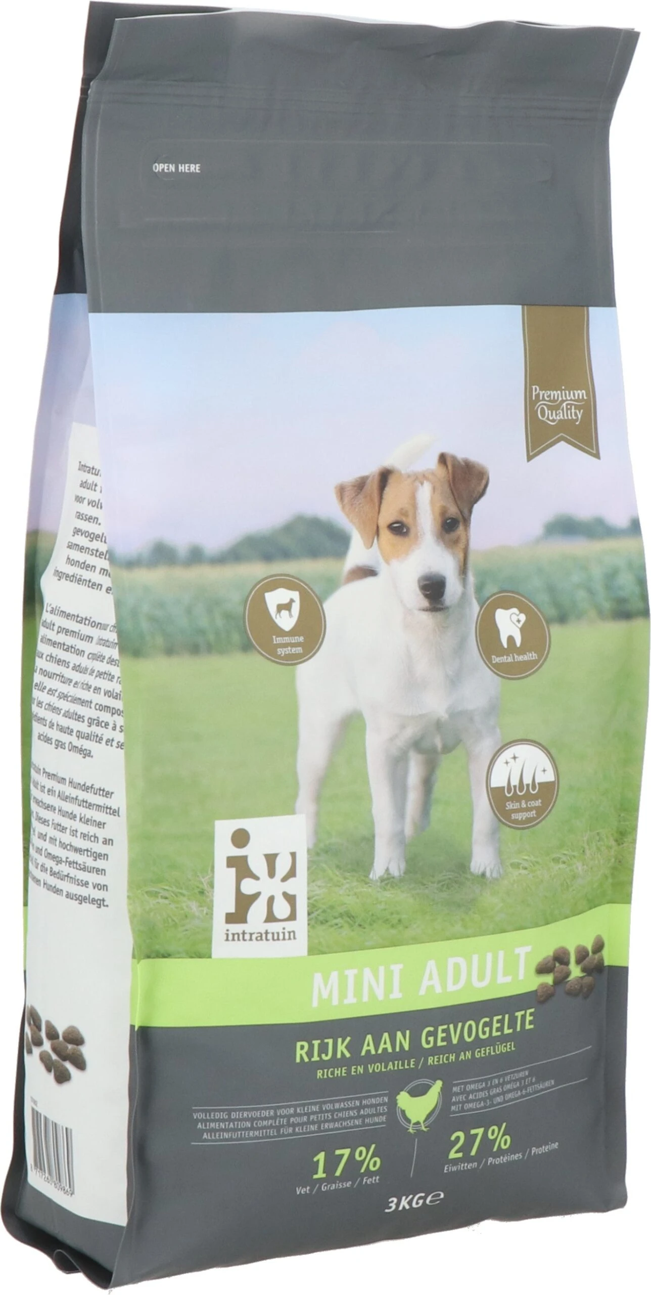 Intratuin Premium Hondenvoer Adult 3 Kg 2 Intratuin Premium Hondenvoer Adult 3 Kg - Afbeelding 2