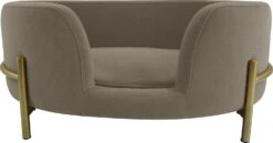 Intratuin Hondenmand Olivia Grijs 64 X 41 X 24 Cm