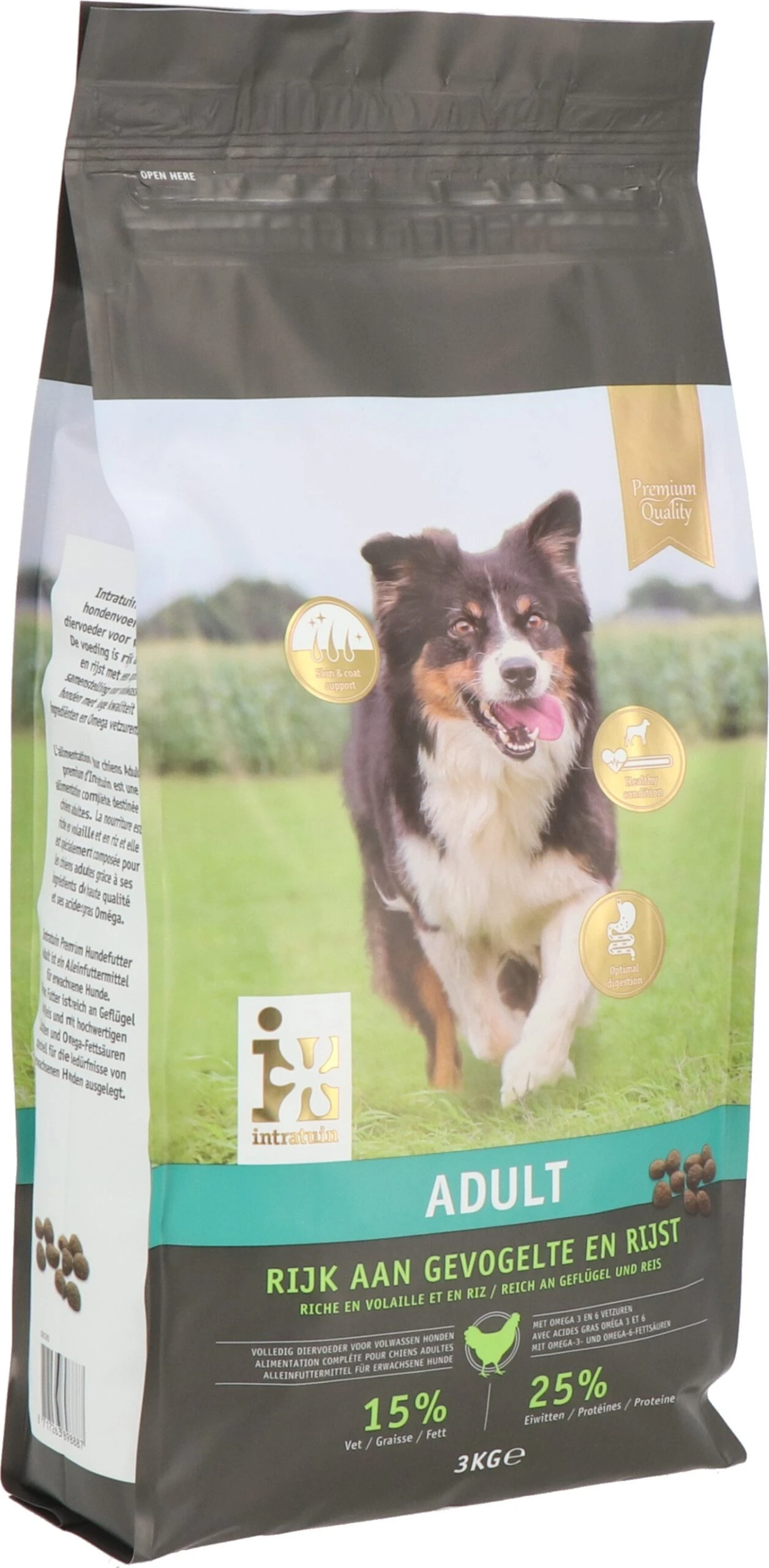 Intratuin Premium Hondenvoeding Adult 3 Kg 2 Intratuin Premium Hondenvoeding Adult 3 Kg - Afbeelding 2